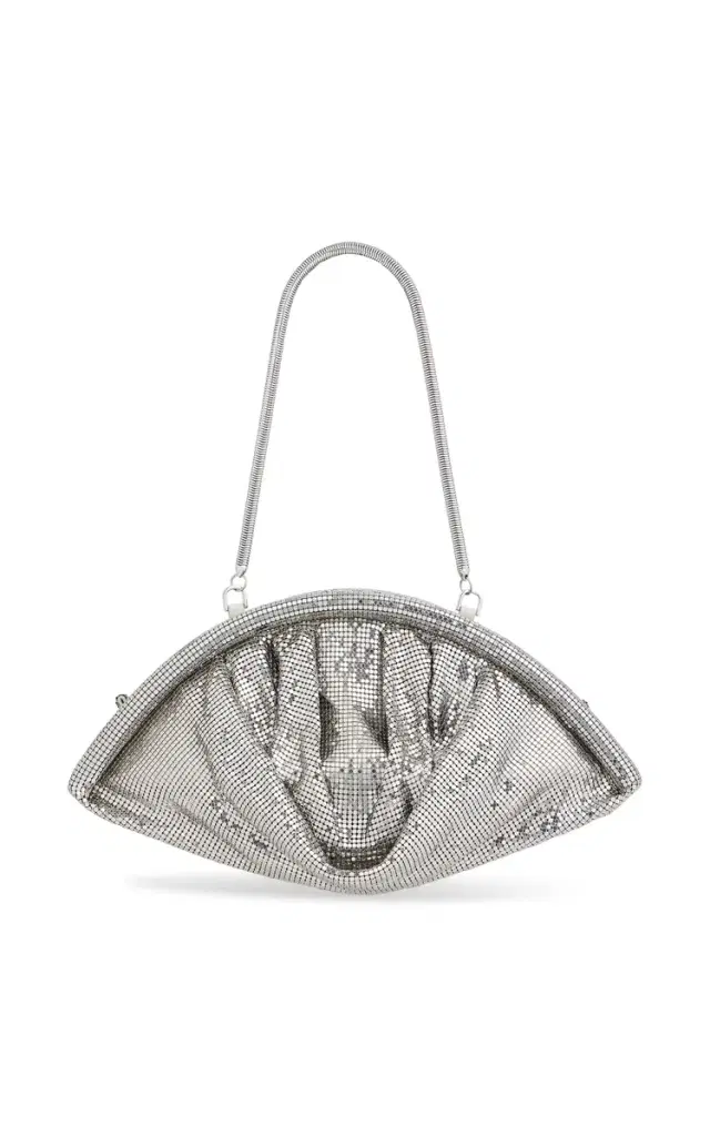Crystal Mesh Clutch