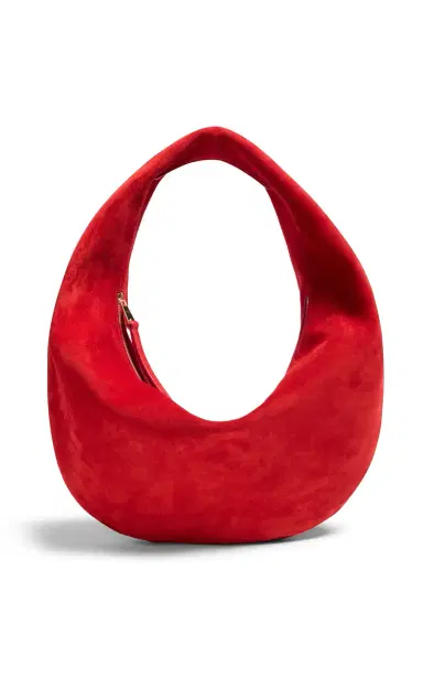 Khaite Olivia Medium Suede Hobo Bag | Thumbnail 3 Khaite Olivia Medium Suede Hobo Bag | Thumbnail 3