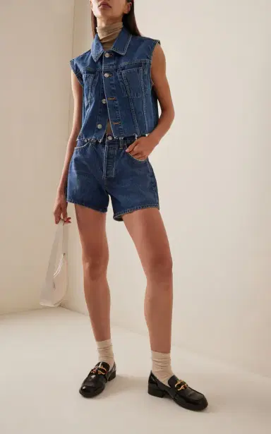 AGOLDE Parker Long Denim Shorts | Thumbnail 2 AGOLDE Parker Long Denim Shorts | Thumbnail 2