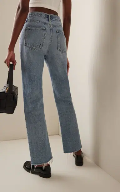 AGOLDE Lana Rigid Mid-Rise Straight-Leg Jeans | Thumbnail 4 AGOLDE Lana Rigid Mid-Rise Straight-Leg Jeans | Thumbnail 4