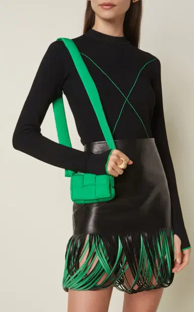 Bottega Veneta Mini Cassette Nylon Crossbody Bag | Thumbnail 2 Bottega Veneta Mini Cassette Nylon Crossbody Bag | Thumbnail 2