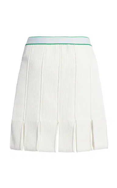 Bottega Veneta Logo-Detailed Lightweight Mini Skirt | Thumbnail 4