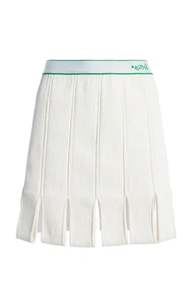 Bottega Veneta Logo-Detailed Lightweight Mini Skirt | Thumbnail 1