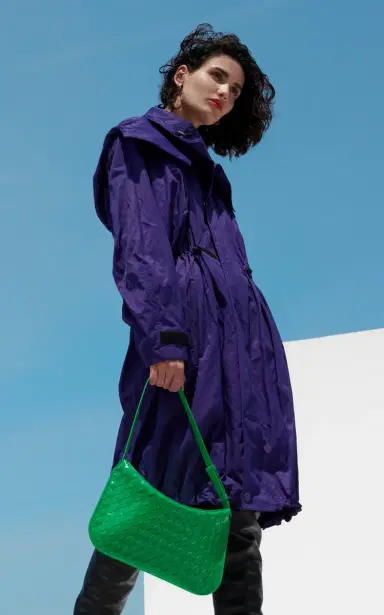 Bottega Veneta Resinated Metal Twill Parka | Thumbnail 2 Bottega Veneta Resinated Metal Twill Parka | Thumbnail 2