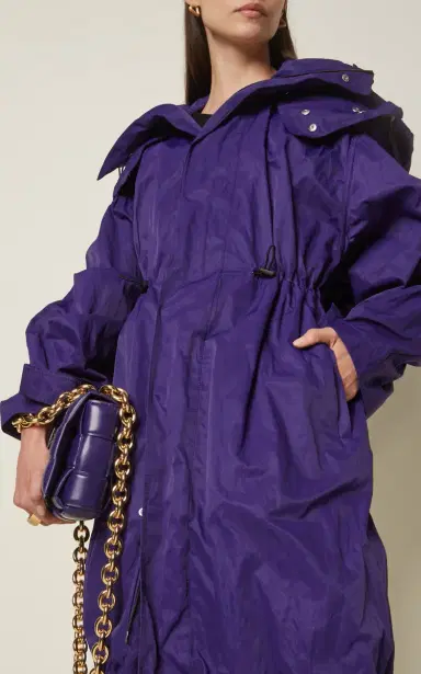 Bottega Veneta Resinated Metal Twill Parka | Thumbnail 5 Bottega Veneta Resinated Metal Twill Parka | Thumbnail 5