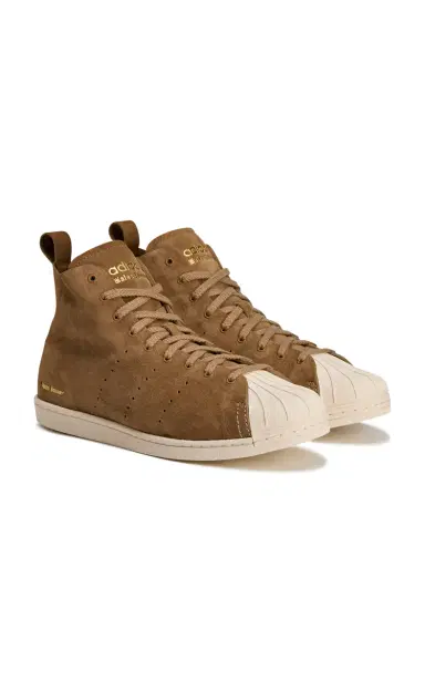 Adidas x Wales Bonner WB Superstar Hi Suede Sneakers | Thumbnail 2 Adidas x Wales Bonner WB Superstar Hi Suede Sneakers | Thumbnail 2