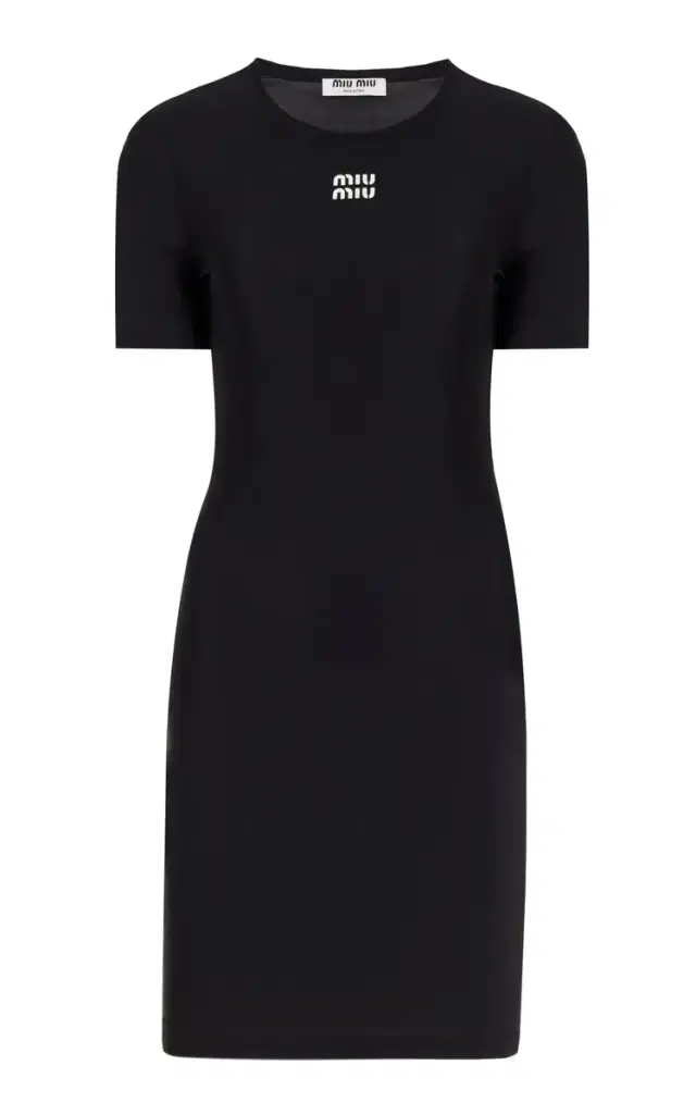 Miu Miu Knit Jersey Mini Dress