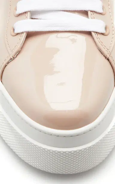 Miu Miu Crystal-Embellished Leather Sneakers | Thumbnail 13