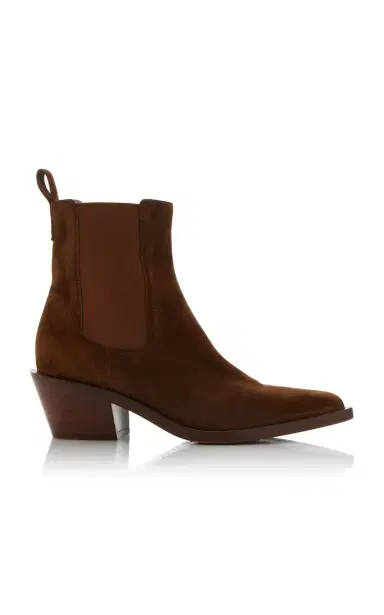 Gianvito Rossi Dover Suede Chelsea Boots | Thumbnail 1 Gianvito Rossi Dover Suede Chelsea Boots | Thumbnail 1