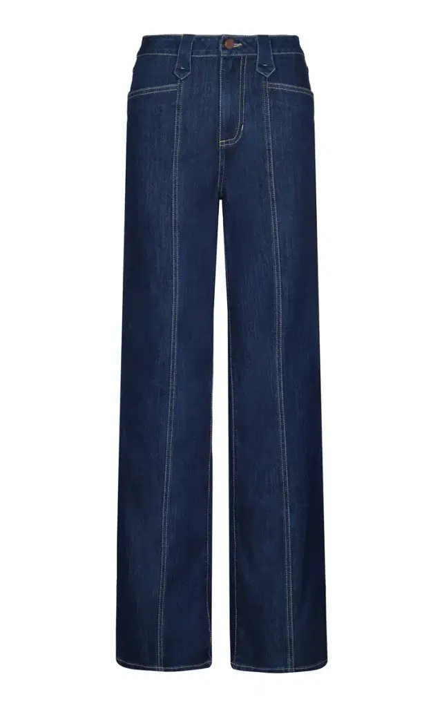 Johanna Ortiz A Navegar Stretch High-Rise Straight-Leg Jeans