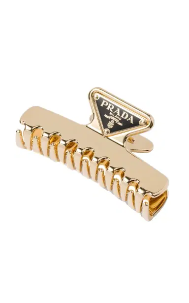 Prada Metal Hair Clip | Thumbnail 3 Prada Metal Hair Clip | Thumbnail 3
