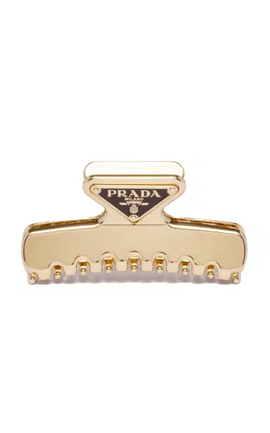 Prada Metal Hair Clip | Thumbnail 4 Prada Metal Hair Clip | Thumbnail 4
