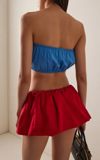 Miu Miu Cotton Bandeau Top | Thumbnail 5 Miu Miu Cotton Bandeau Top | Thumbnail 5