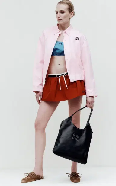 Miu Miu Cotton Mini Skirt | Thumbnail 2