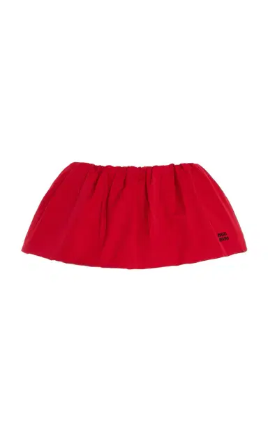 Miu Miu Cotton Mini Skirt | Thumbnail 7