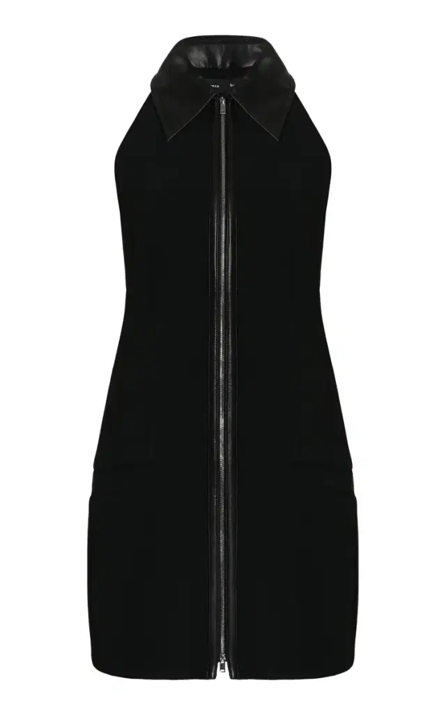 Proenza Schouler Emi Zipped Suiting Mini Dress