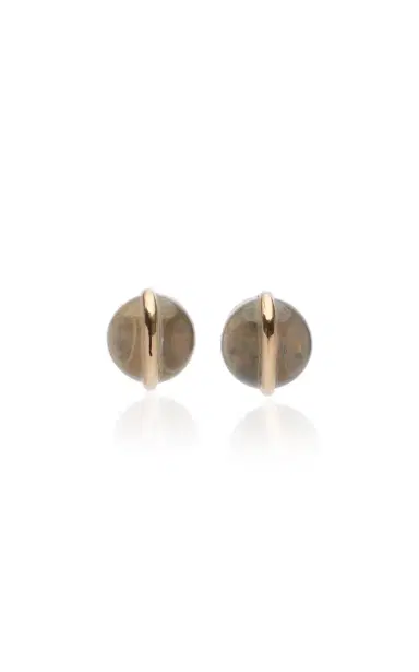 Cyril Glory 14K Yellow Gold Quartz Earrings | Thumbnail 3