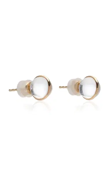 Cyril Glory 14K Yellow Gold Quartz Earrings | Thumbnail 4