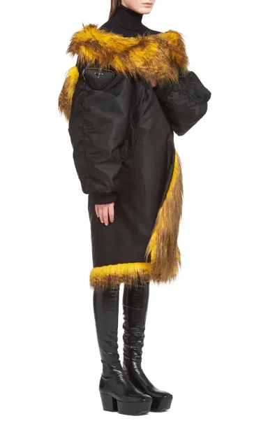 Prada Faux Fur-lined Shell Jacket | Thumbnail 7