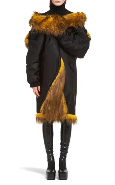 Prada Faux Fur-lined Shell Jacket | Thumbnail 1