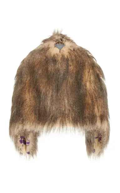 Prada Faux-Fur Stole | Thumbnail 4 Prada Faux-Fur Stole | Thumbnail 4