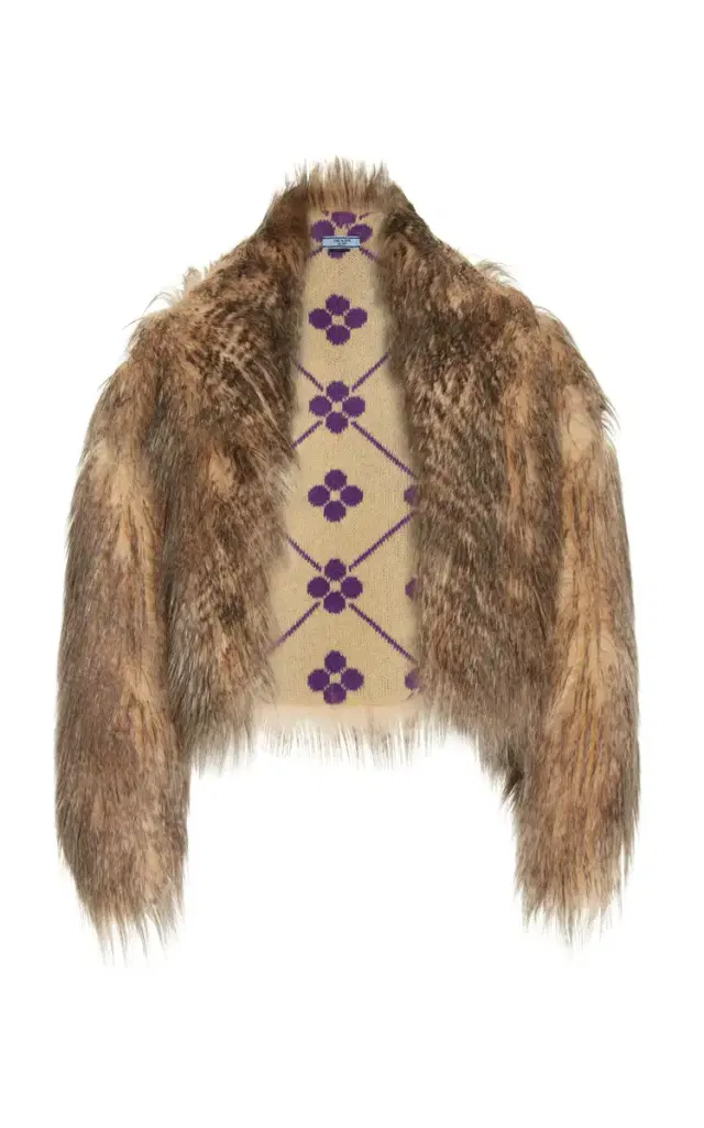 Prada Faux-Fur Stole