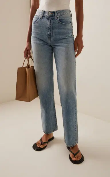 SLVRLAKE London Rigid High-Rise Straight-Leg Jeans | Thumbnail 3