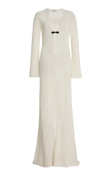 THE GARMENT Exclusive Tanzania Pointelle-Knit Organic Cotton Gown | Thumbnail 1 THE GARMENT Exclusive Tanzania Pointelle-Knit Organic Cotton Gown | Thumbnail 1