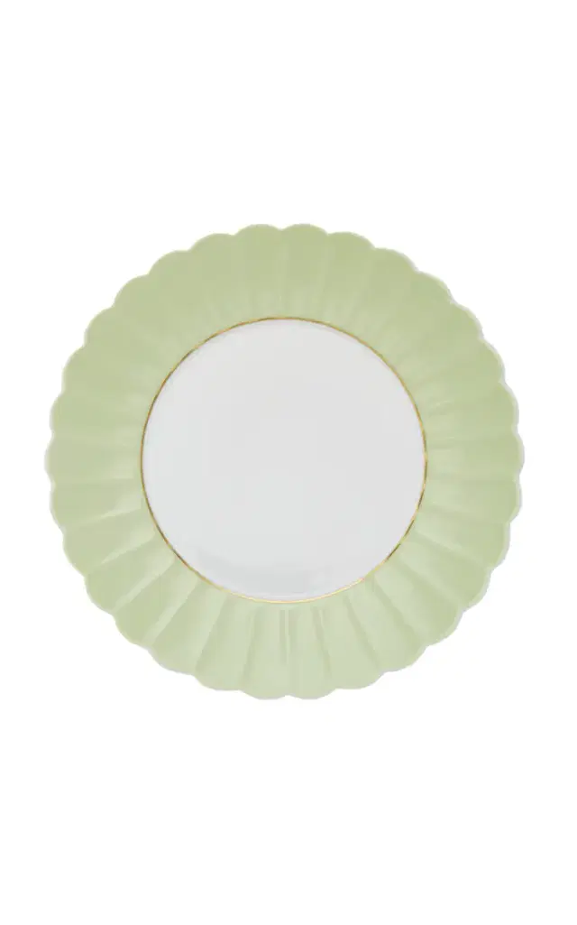 Giambattista Valli Home Porcelain Starter Plate - Green