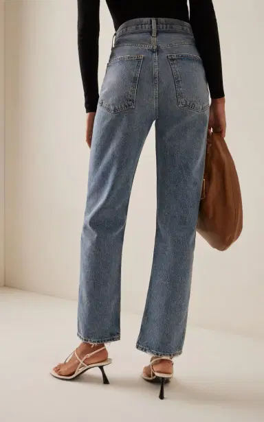 AGOLDE 90s Pinch Waist Rigid High-Rise Straight-Leg Jeans | Thumbnail 4
