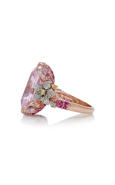 Anabela Chan 18K Gold And Rhodium Vermeil Pale Rose Cinderella Ring | Thumbnail 5 Anabela Chan 18K Gold And Rhodium Vermeil Pale Rose Cinderella Ring | Thumbnail 5