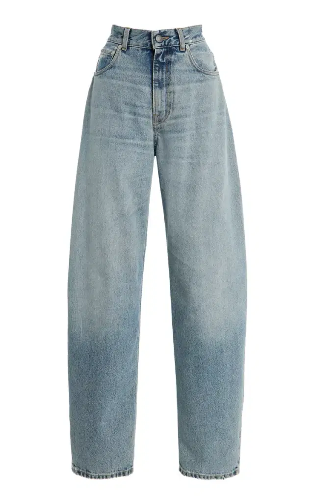 Bibi Rigid Mid-Rise Balloon-Leg Jeans