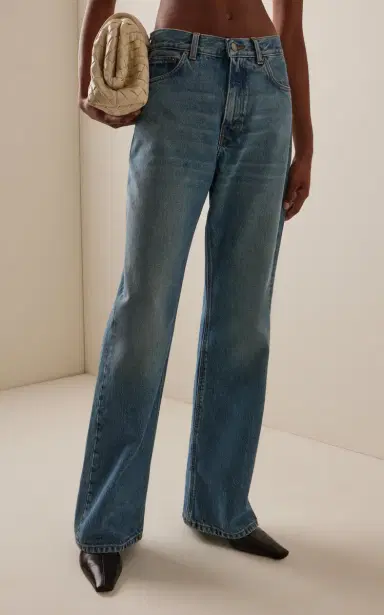 Haikure Korea Rigid Mid-Rise Flared-Leg Jeans | Thumbnail 3 Haikure Korea Rigid Mid-Rise Flared-Leg Jeans | Thumbnail 3
