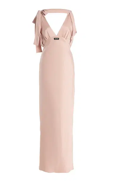 Miu Miu Satin Maxi Slip Dress | Thumbnail 1