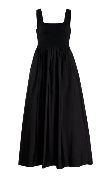 Matteau Ribbed-Knit and Cotton Maxi Dress | Thumbnail 7