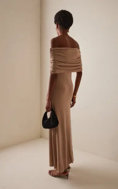 ANEMOS Ruched Off-The-Shoulder Maxi Dress | Thumbnail 4