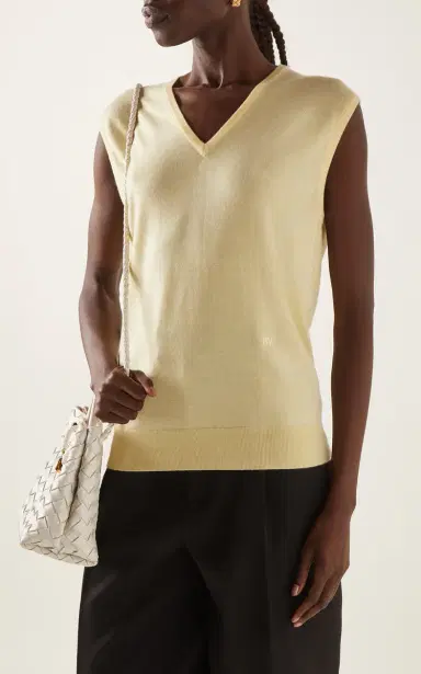 Bottega Veneta Sleeveless Knit Cashmere Top | Thumbnail 2 Bottega Veneta Sleeveless Knit Cashmere Top | Thumbnail 2