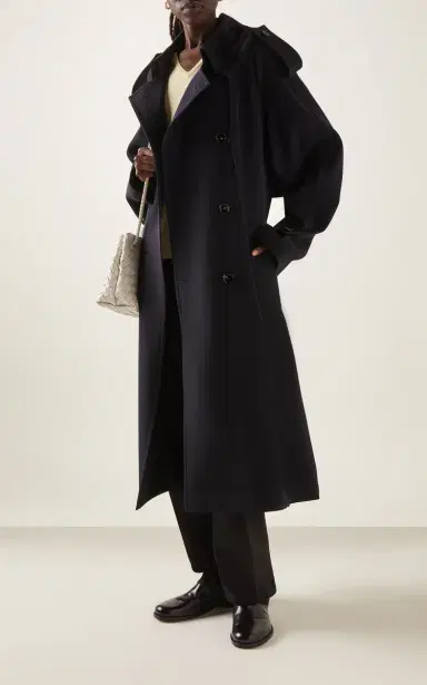 Bottega Veneta Wool Gabardine Trench Coat | Thumbnail 2 Bottega Veneta Wool Gabardine Trench Coat | Thumbnail 2