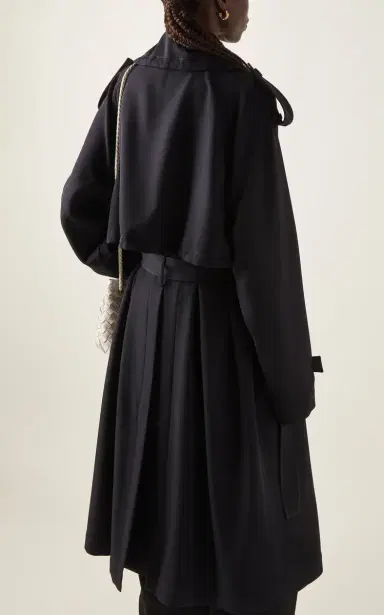 Bottega Veneta Wool Gabardine Trench Coat | Thumbnail 4 Bottega Veneta Wool Gabardine Trench Coat | Thumbnail 4