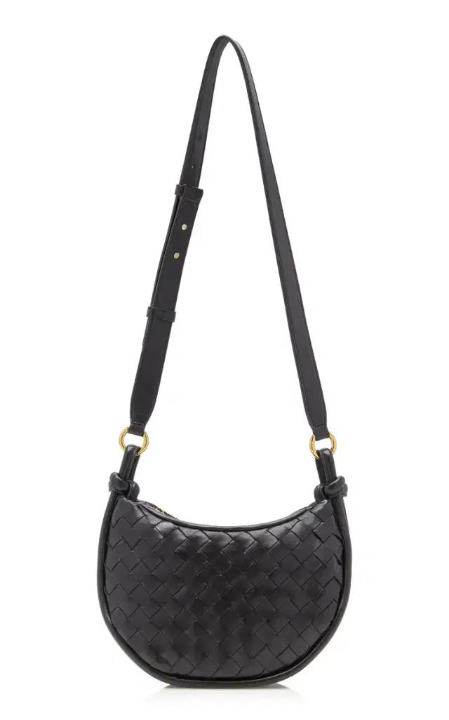 Gemelli Intrecciato Leather Crossbody Bag