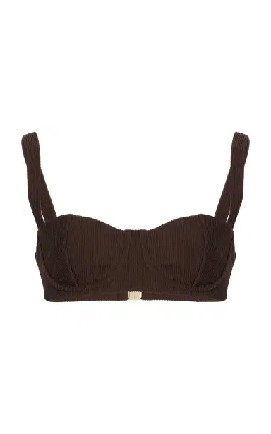 Zulu & Zephyr Textured Balconette Bikini Top | Thumbnail 1