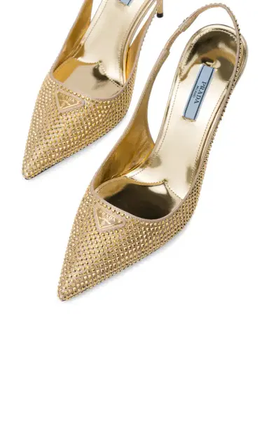 Prada Crystal-Embellished Satin Slingback Pumps | Thumbnail 6 Prada Crystal-Embellished Satin Slingback Pumps | Thumbnail 6