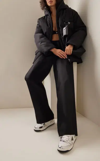 Prada Cassetta Leather Sneakers | Thumbnail 2 Prada Cassetta Leather Sneakers | Thumbnail 2