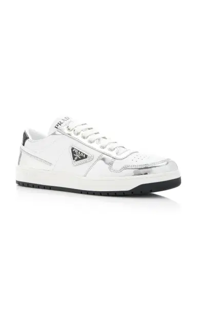 Prada Cassetta Leather Sneakers | Thumbnail 4 Prada Cassetta Leather Sneakers | Thumbnail 4