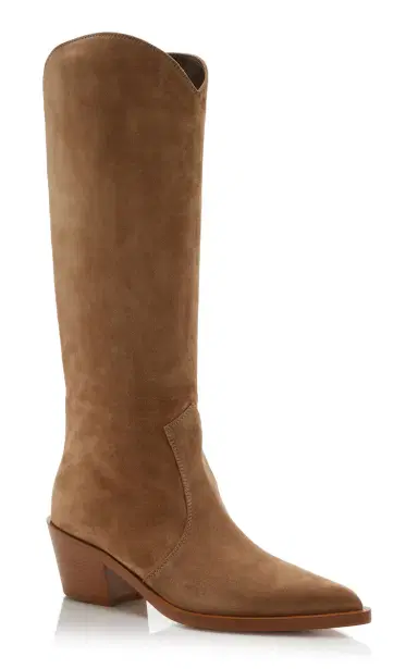 Gianvito Rossi Suede Western Boots | Thumbnail 4