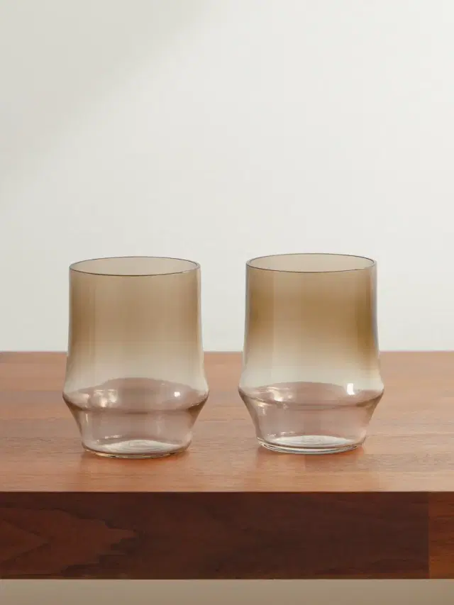 Brunello Cucinelli Set of Two Murano Glass Tumblers - Men