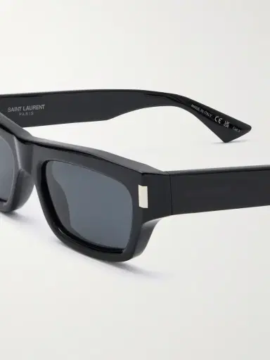 Saint Laurent Rectangular-Frame Acetate Sunglasses - Men | Thumbnail 3 Saint Laurent Rectangular-Frame Acetate Sunglasses - Men | Thumbnail 3