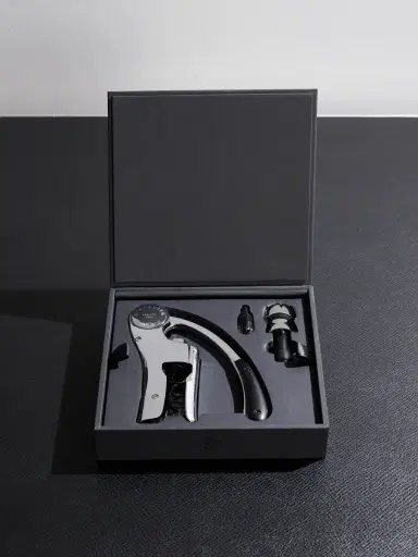 L'Atelier Du Vin Up & Down Silver-Tone and Leather Corkscrew and Champagne Stopper Set - Men | Thumbnail 1