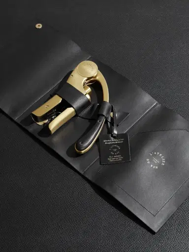 L'Atelier Du Vin Oeno Motion Nomad Gold-Tone and Leather Corkscrew Set - Men | Thumbnail 1
