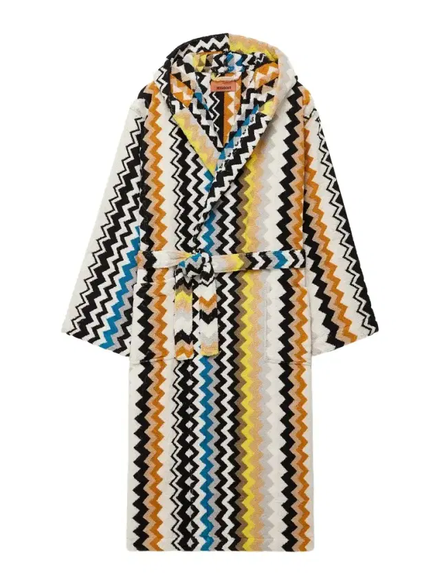 Curt Striped Cotton-Terry Jacquard Hooded Robe - Men
